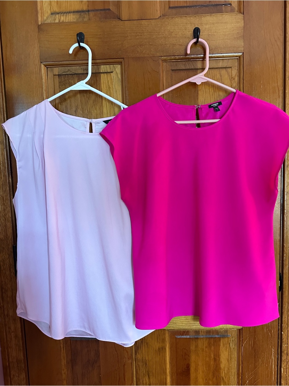 Express Pink Cap Sleeve Blouse Set
